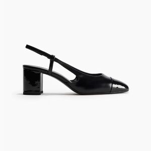 H&M Black Slingback Heels